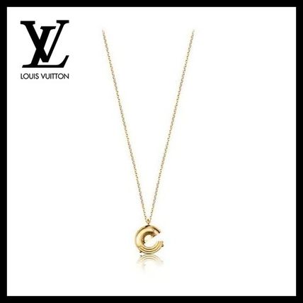 Louis Vuitton 2020 SS Lv  Me Necklace Letter F M61060 