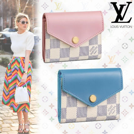 Louis Vuitton DAMIER AZUR Zoe Wallet N60219 N60168 