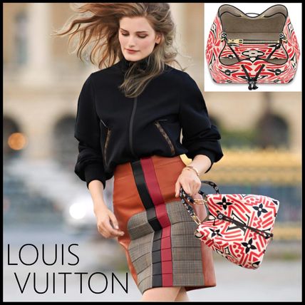 Louis Vuitton NEONOE 2020 21AW Monogram Casual Style Unisex Canvas Blended Fabrics 2WAY M45362 