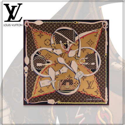 Louis Vuitton 2020 21AW Monogram Casual Style Silk Party Style Office Style M76202 