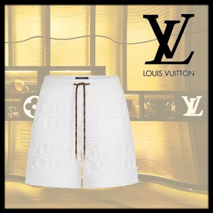Louis Vuitton 2020 SS Short Casual Style Wool Logo Shorts 1A83EA 