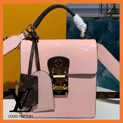 Louis Vuitton MONOGRAM VERNIS 2020 SS Monogram 2WAY Leather Crossbody Logo Shoulder Bags M90468 