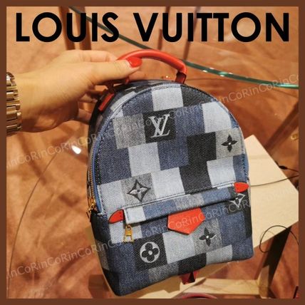 Louis Vuitton 2020 SS Casual Style Unisex Denim Backpacks 