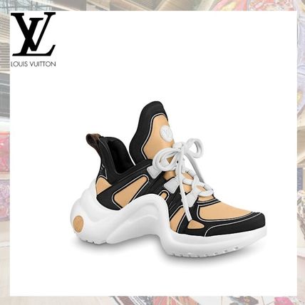 Louis Vuitton 2020 SS Monogram Platform Rubber Sole Casual Style Street Style 1A7TVY 