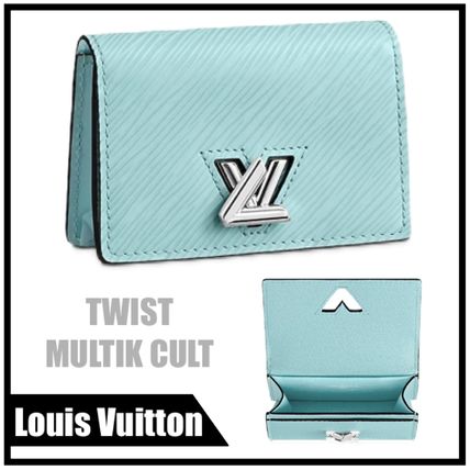 Louis Vuitton 2019 20AW Street Style Plain Leather Folding Wallets 