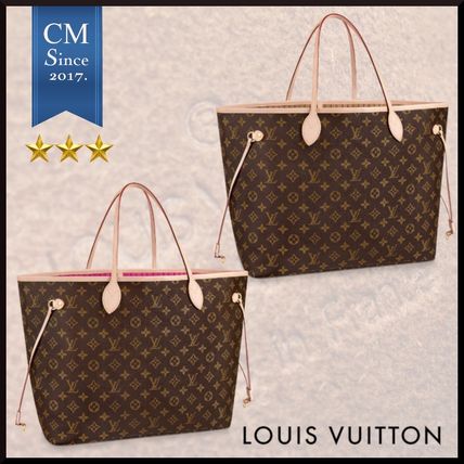 Louis Vuitton MONOGRAM 2019 SS Monogram Canvas A4 Elegant Style Totes 
