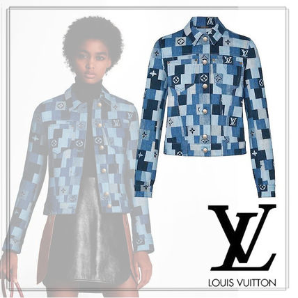 Louis Vuitton 2020 21AW Other Plaid Patterns Monogram Denim Jackets 