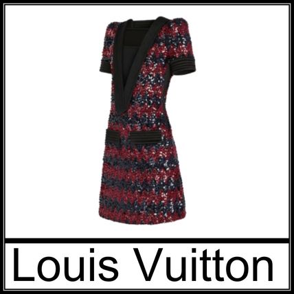 Louis Vuitton 2020 SS Casual Style Plain Short Sleeves Dresses 1A7U9C 