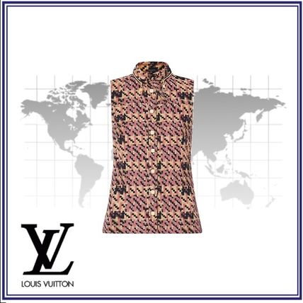 Louis Vuitton 2020 SS Silk Blended Fabrics Sleeveless Elegant Style 