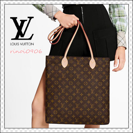 Louis Vuitton MONOGRAM 2020 SS Monogram Canvas Blended Fabrics A4 Leather Elegant Style M45199 