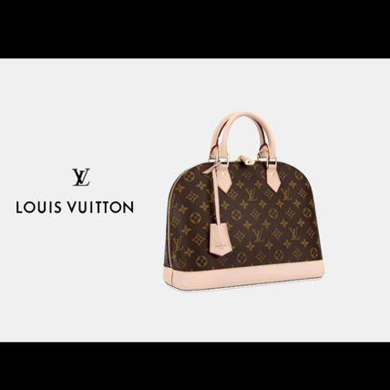 Louis Vuitton ALMA Monogram Casual Style Canvas Office Style Elegant Style 
