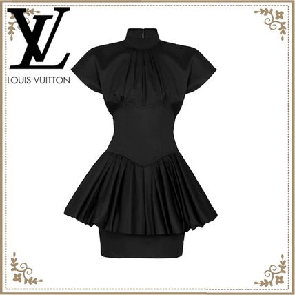 Louis Vuitton Bustier Detail Dress With Puffy Skirt 1A62LX 