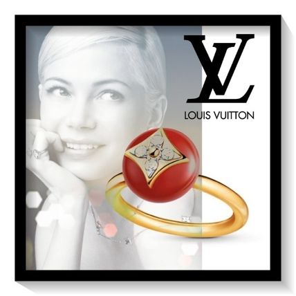 Louis Vuitton B Blossom Ring Yellow Gold White Gold Cornelian And Diamonds Q9N92G 