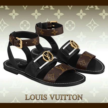 Louis Vuitton MONOGRAM Academy Flat Sandal 1A6781 