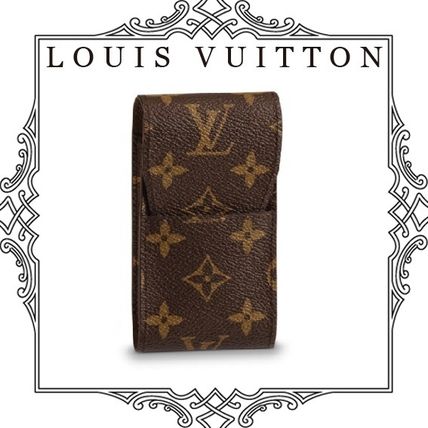 Louis Vuitton MONOGRAM 2018 19AW Monogram Unisex Leather Cigarette Case Accessories M63024 