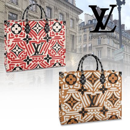Louis Vuitton MONOGRAM 2020 21AW Casual Style A4 PVC Clothing Totes 