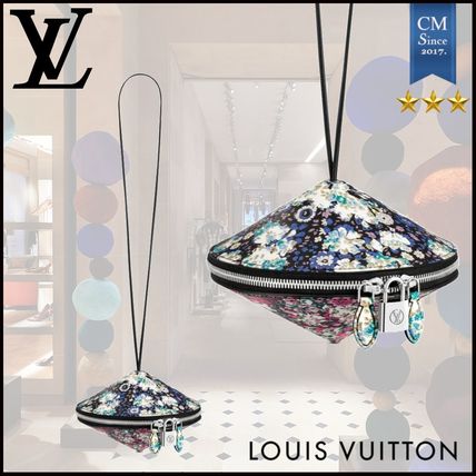 Louis Vuitton 2020 SS Flower Patterns Leather Crossbody Logo Shoulder Bags 