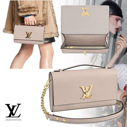 Louis Vuitton LOCKME 2020 21AW Casual Style Calfskin Blended Fabrics Street Style M56087 