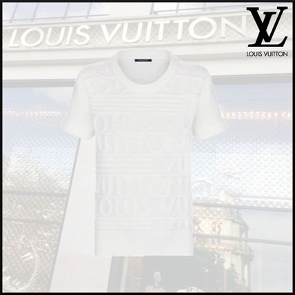 Louis Vuitton Wool Nylon Plain Short Sleeves Logo T Shirts 1A83DI 