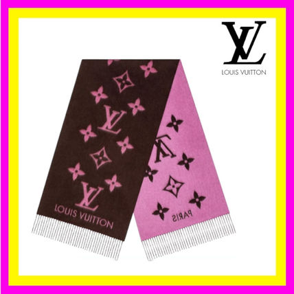 Louis Vuitton Knit  Fur Scarves M73665 