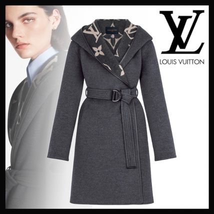Louis Vuitton 2020 21AW Monogram Casual Style Wool Office Style Elegant Style Logo 1A82GO 