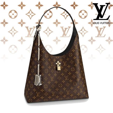 Louis Vuitton MONOGRAM 2019 SS Monogram Casual Style Unisex Blended Fabrics A4 2WAY Leather N90126 