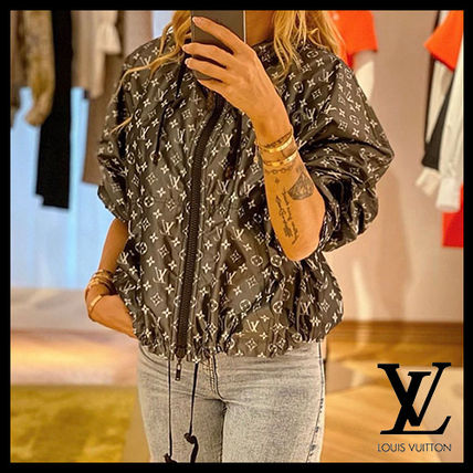 Louis Vuitton 2020 Cruise Monogram Unisex Silk Blended Fabrics Long Sleeves 1A6191 