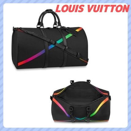 Louis Vuitton TAIGA 2019 20AW Keepall Bandouli