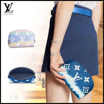 Louis Vuitton 2020 SS Monogram Canvas Blended Fabrics Tie dye Bi color Chain 