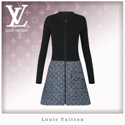 Louis Vuitton MONOGRAM 2020 SS Monogram Casual Style Wool Silk Nylon Blended Fabrics