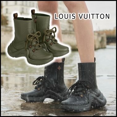 Louis Vuitton 2020 SS 2020 SS LV ARCHLIGHT SNEAKER BOOT noir khaki low top 1A67BH 1A67BA 