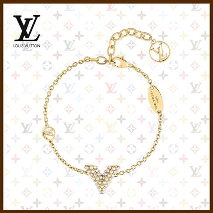 Louis Vuitton 2020 21AW Costume Jewelry Casual Style Blended Fabrics Initial M68361 