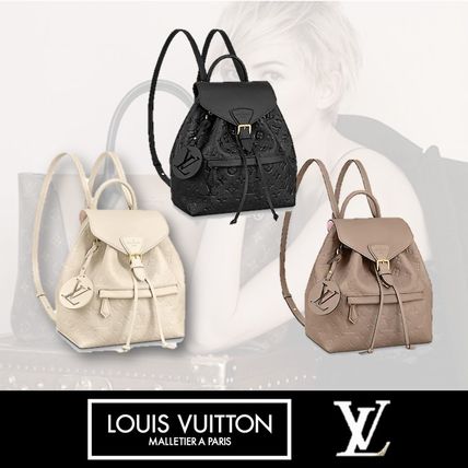 Louis Vuitton MONOGRAM EMPREINTE Monogram Casual Style Unisex Street Style A4 2WAY Bi color M45397 M45410 M45205 