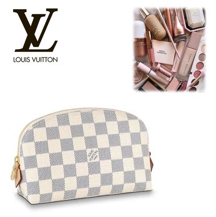 Louis Vuitton DAMIER AZUR Pouches  Cosmetic Bags 