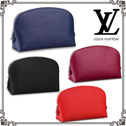 Louis Vuitton EPI Monogram Leather Logo Pouches  Cosmetic Bags 