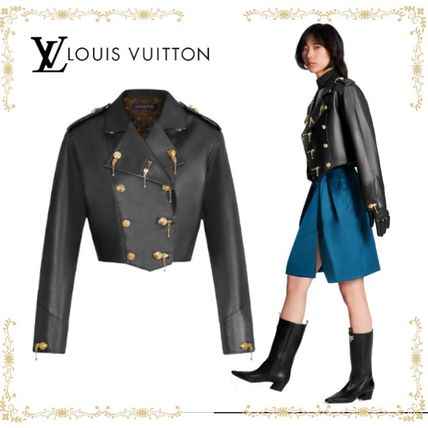 Louis Vuitton 2020 Cruise Embellished Leather Jacket 1A623I 