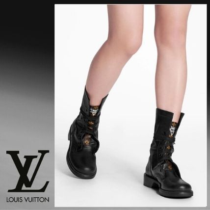 Louis Vuitton Mid Heel Boots 1A64V9 