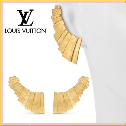 Louis Vuitton 2020 SS Guilloche Earrings Clips MP2570 