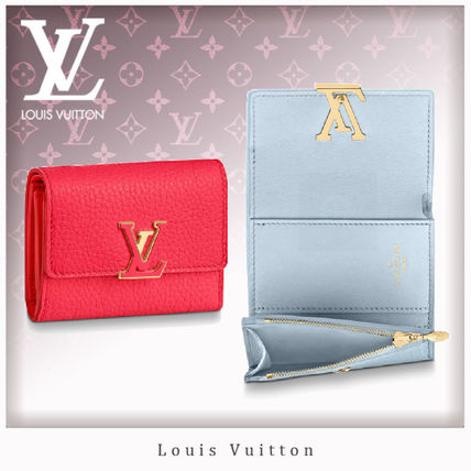 Louis Vuitton CAPUCINES 2020 Cruise Blended Fabrics Plain Small Wallet Folding Wallets M69061 M69069 