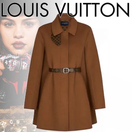 Louis Vuitton 2019 20AW A Line Belted Trapeze Coat 1A5IFU 