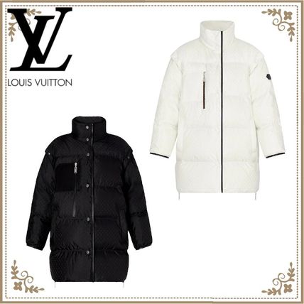 Louis Vuitton Short Nylon Plain Down Jackets 1A81YB 1A81Y5 