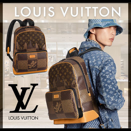 Louis Vuitton 2020 21AW Other Plaid Patterns Monogram Casual Style Unisex Calfskin N40380 