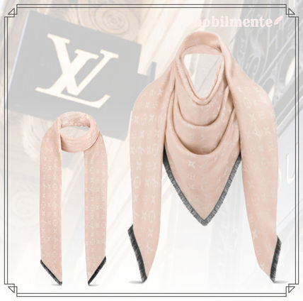 Louis Vuitton Knit  Fur Scarves M76082 