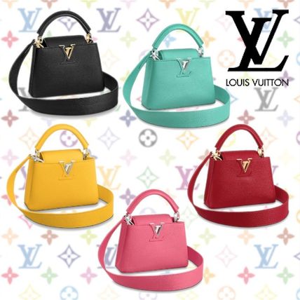 Louis Vuitton 2WAY Leather Logo Handbags M55987 M56755 M56754 M56845 M56071 