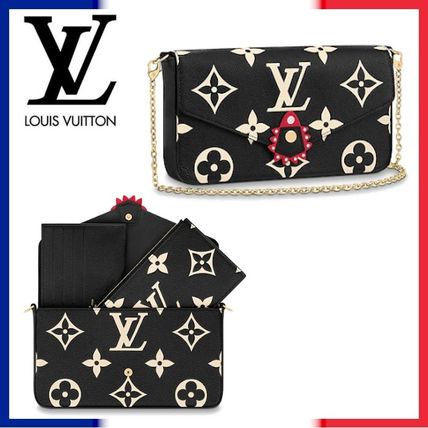 Louis Vuitton 2020 21AW Monogram Casual Style Bag in Bag 2WAY Chain Leather 