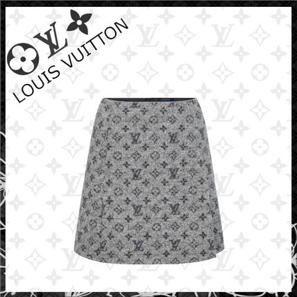 Louis Vuitton 2020 21AW Short Monogram Street Style Plain Logo Mini Skirts 1A82N0 