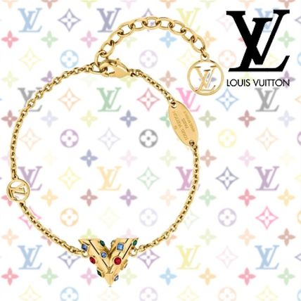 Louis Vuitton Costume Jewelry Blended Fabrics Chain Elegant Style M68921 