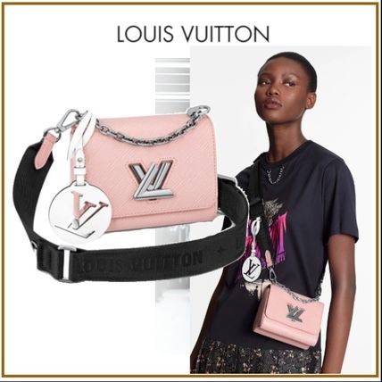 Louis Vuitton TWIST 2020 21AW Blended Fabrics Street Style 2WAY Bi color Chain Plain 