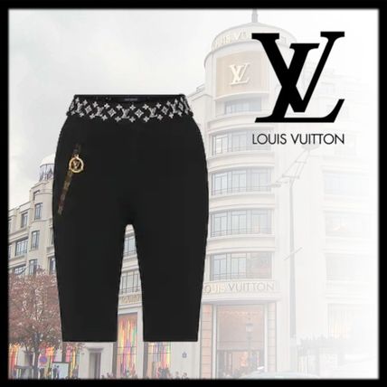 Louis Vuitton 2020 SS Short Monogram Casual Style Nylon Logo Shorts 1A7SEA 