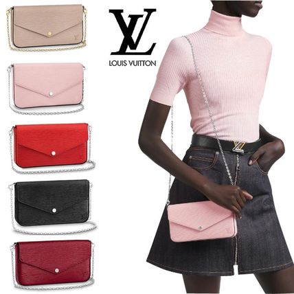 Louis Vuitton EPI 2019 20AW 2WAY Plain Leather Party Style Elegant Style Crossbody M68629 M62648 M41559 M62467 M68758 